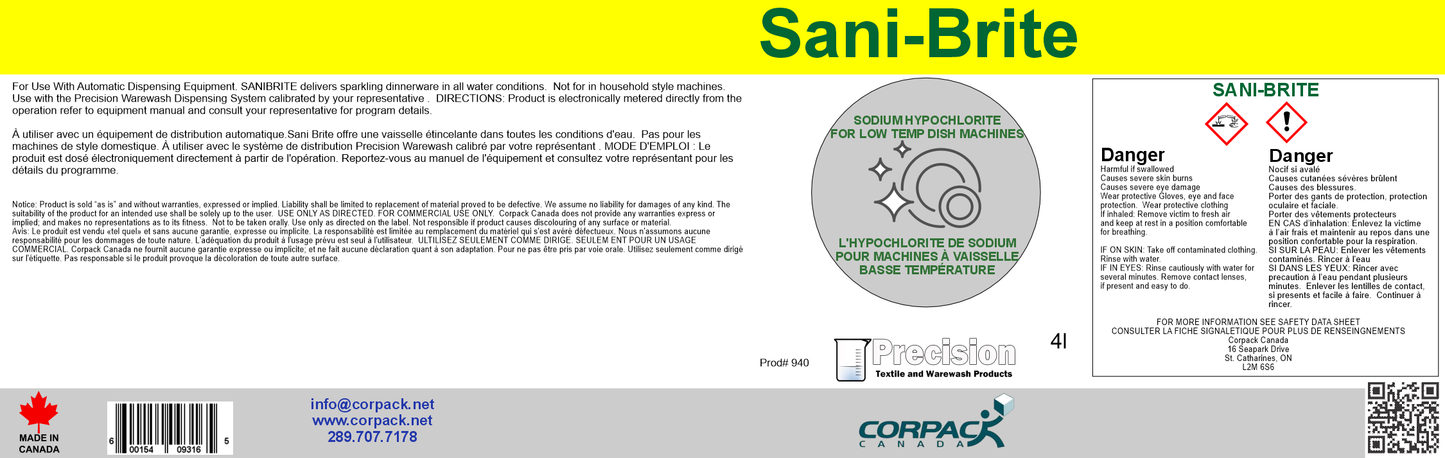 PRECISION SANI-BRITE - 4L