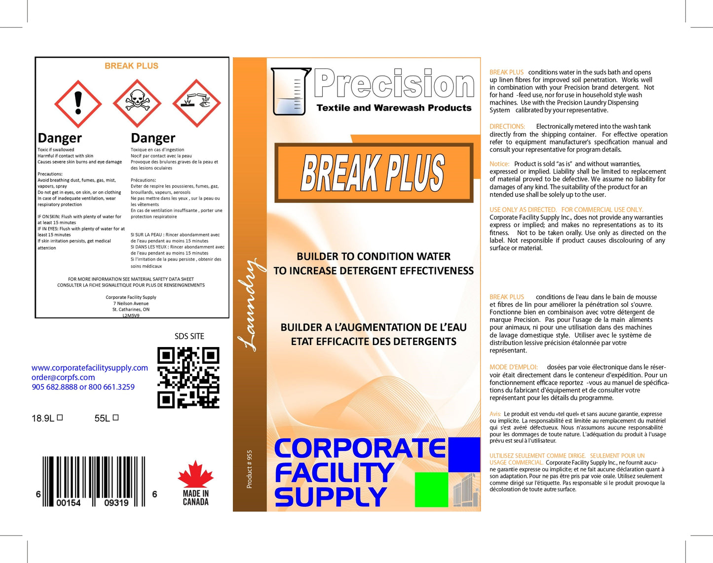 PRECISION BREAK PLUS - 18.9L