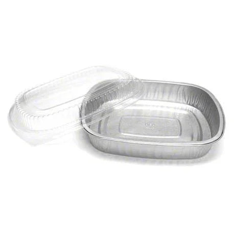 52OZ MEDIUM SILVER ENTREE CONTAINER COMBO- 50 SETS/CASE Corporate Facility Supply