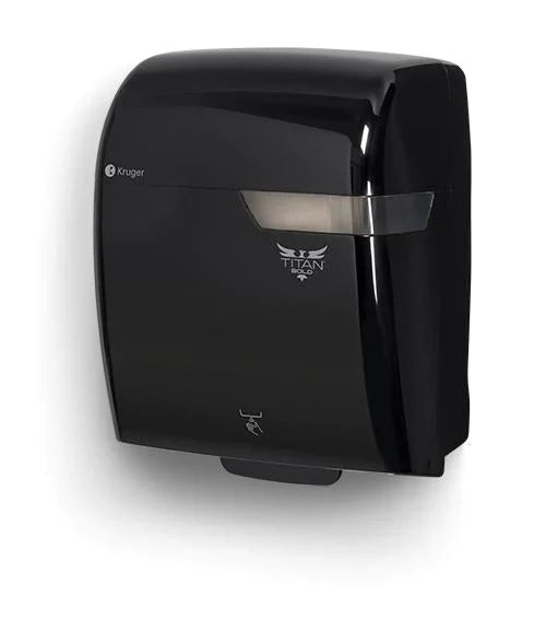 Titan Bold Electronic Hybrid Roll Towel Dispenser - Black Corporate Facility Supply