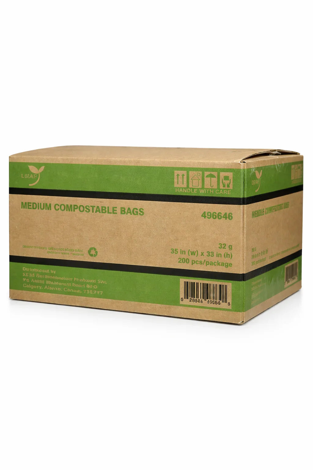 16.5 X 16.5 COMPOST BAGS (200/CS) Corporate Facility Supply