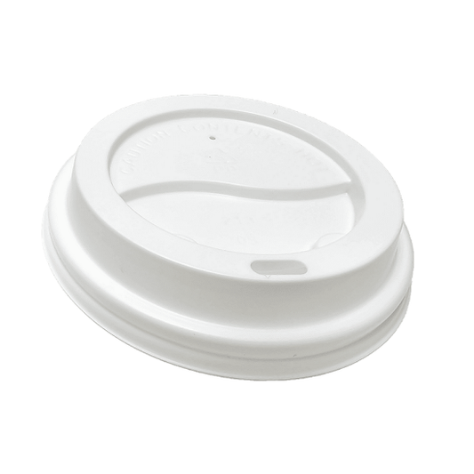 DOME LID, 10-20 COMPOST CUP, WHITE (1000/CS) EG-PP-CL-DW12
