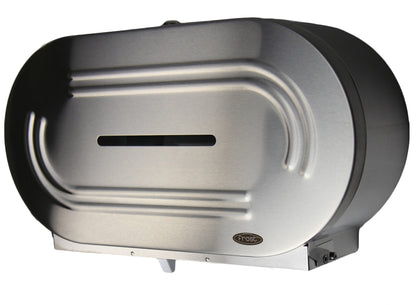 FROST STAINLESS TWIN JUMBO ROLL TISSUE DISP.