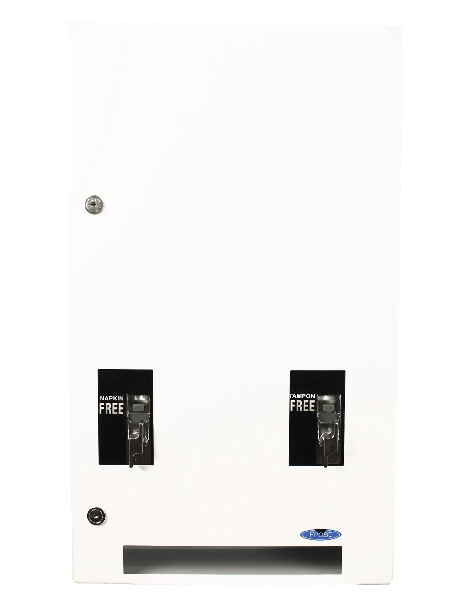 FROST FREE TAMPON/NAPKIN VENDOR, WHITE 608-1-FREE
