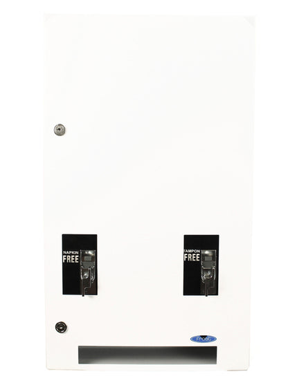 FROST FREE TAMPON/NAPKIN VENDOR, WHITE 608-1-FREE