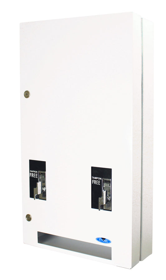 FROST FREE TAMPON/NAPKIN VENDOR, WHITE 608-1-FREE