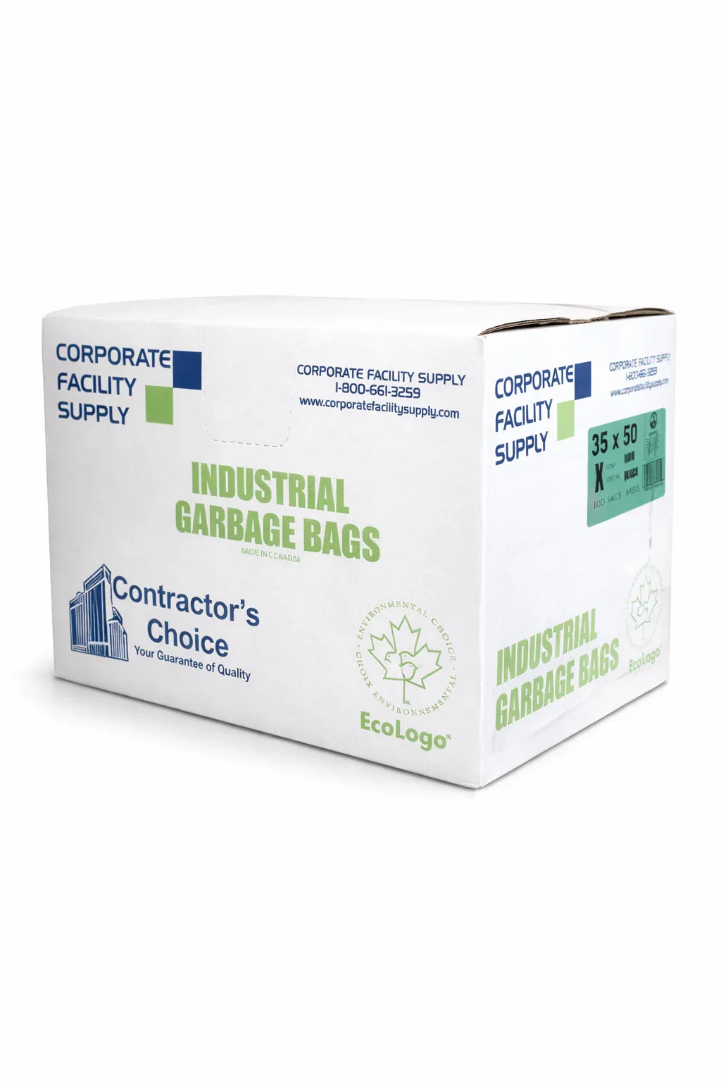 35 X 50 REGULAR BLACK - (250 CASE) Corporate Facility Supply