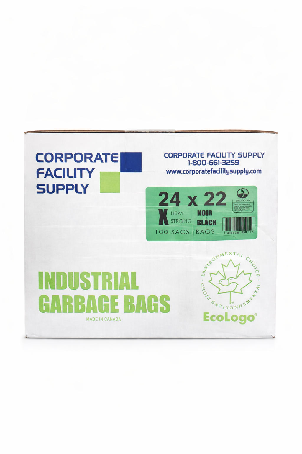 24 X 22 REGULAR BLACK - (500 CASE)