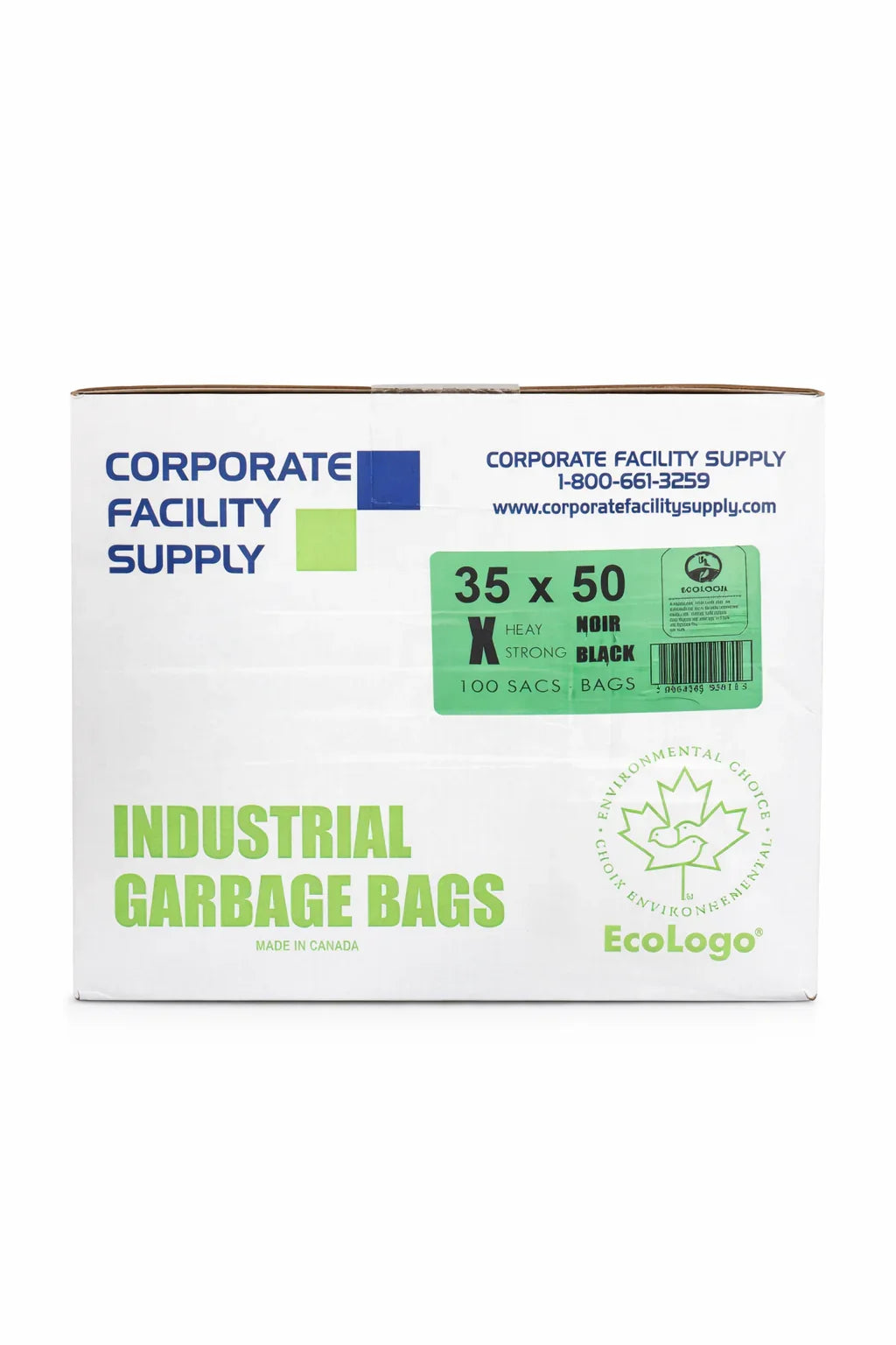 35 X 50 STRONG BLACK - (125 CASE) Corporate Facility Supply