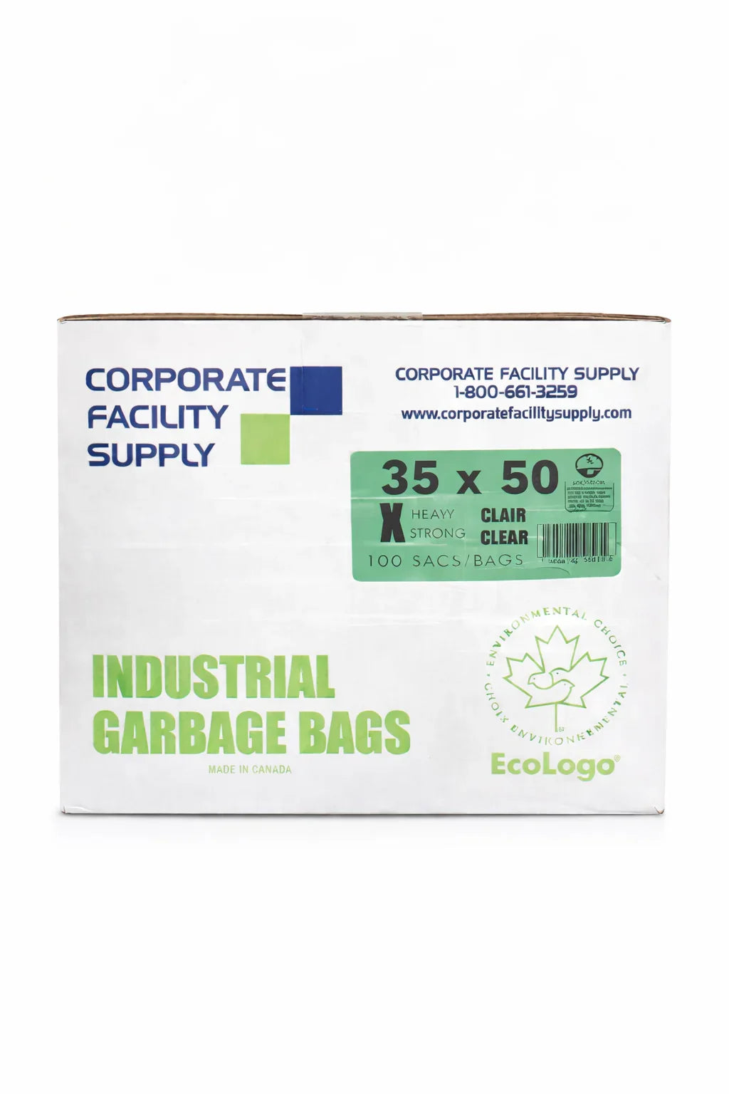 35 X 50 EXTRA STRONG CLEAR - (100 CASE) Corporate Facility Supply