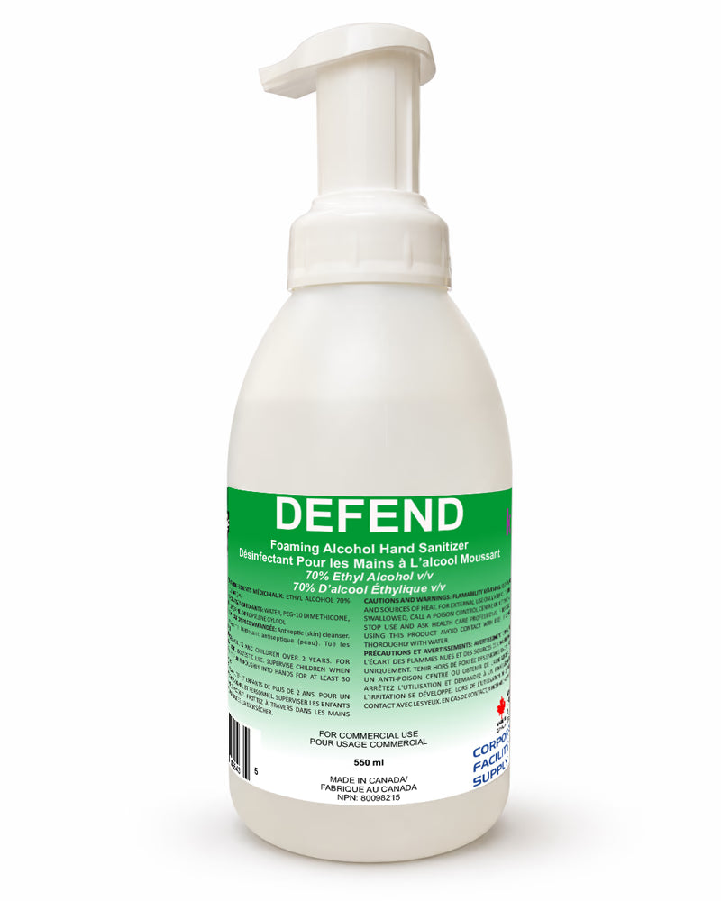 KLEN DEFEND MOUSSE DÉSINFECTANTE POUR LES MAINS - 500 mL