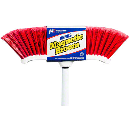 CURVED MAGNETIC BROOM, METAL HANDLE