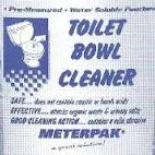 METERPAK TOILET BOWL CLEANER (90/TUB) Corporate Facility Supply