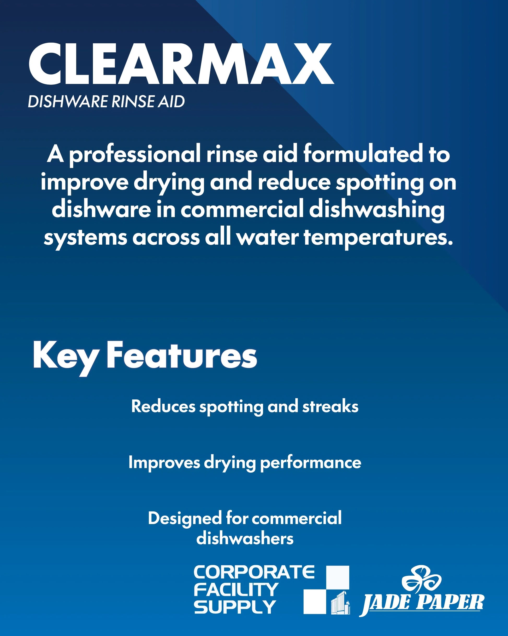 PRECISION CLEAR MAX RINSE - 4L Corporate Facility Supply