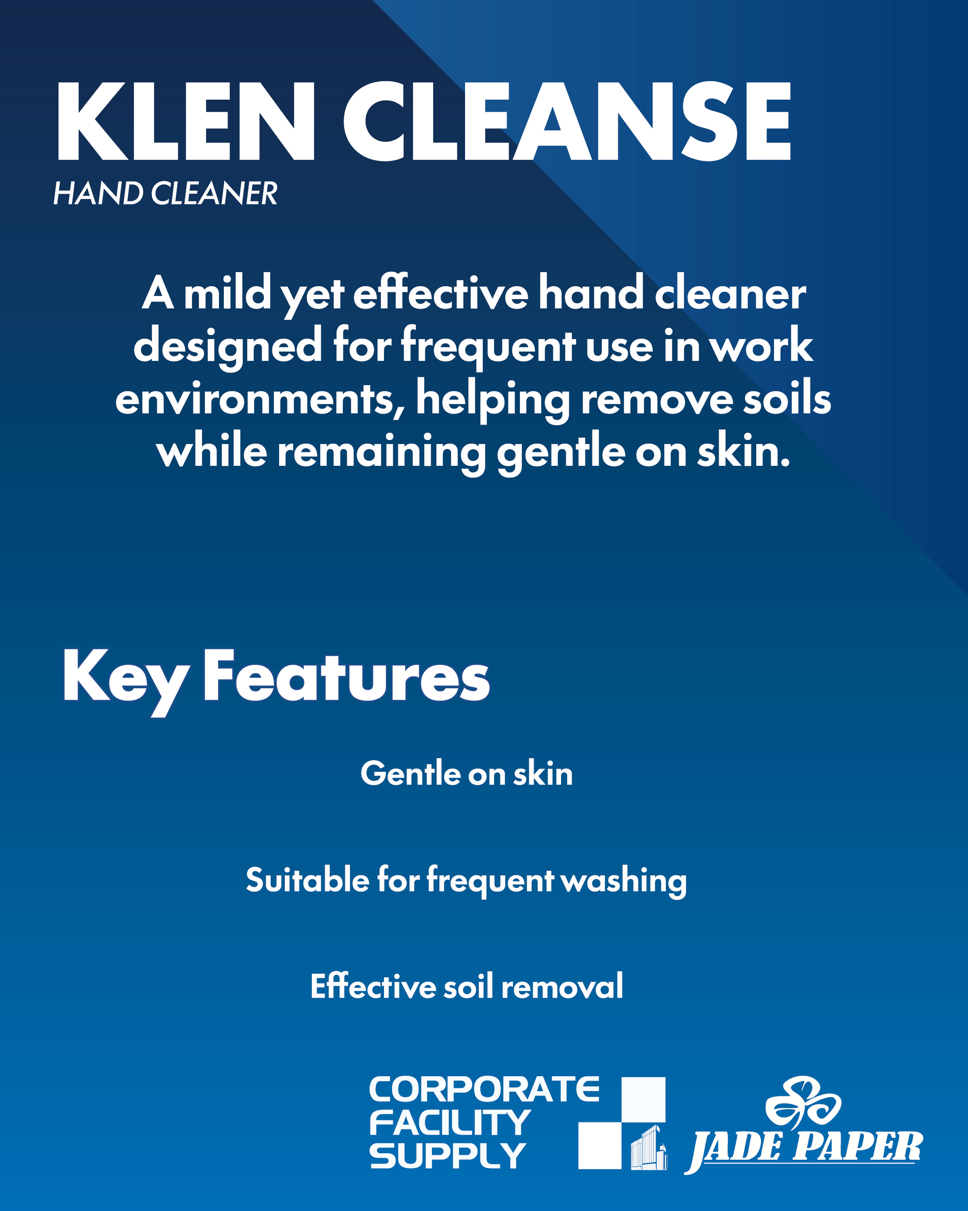 KLEN CLEANSE FOAM SOAP - 4L Corporate Facility Supply