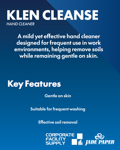 KLEN CLEANSE FOAM SOAP - 4L Corporate Facility Supply