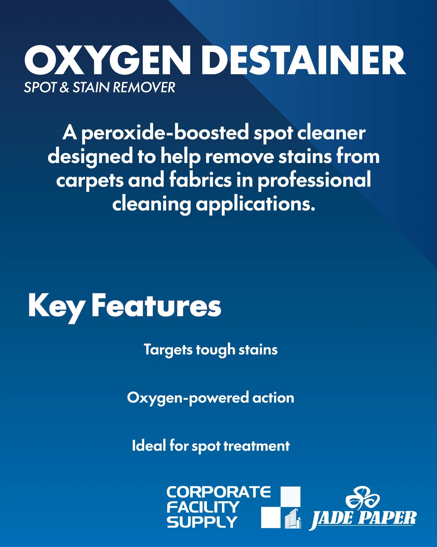 PRECISION OXYGEN DESTAINER, 15-16% HYDROGEN PEROXIDE - 20L Corporate Facility Supply