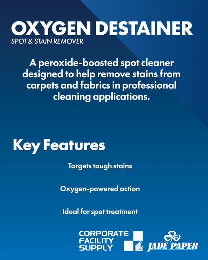 PRECISION OXYGEN DESTAINER, 15-16% HYDROGEN PEROXIDE - 20L Corporate Facility Supply