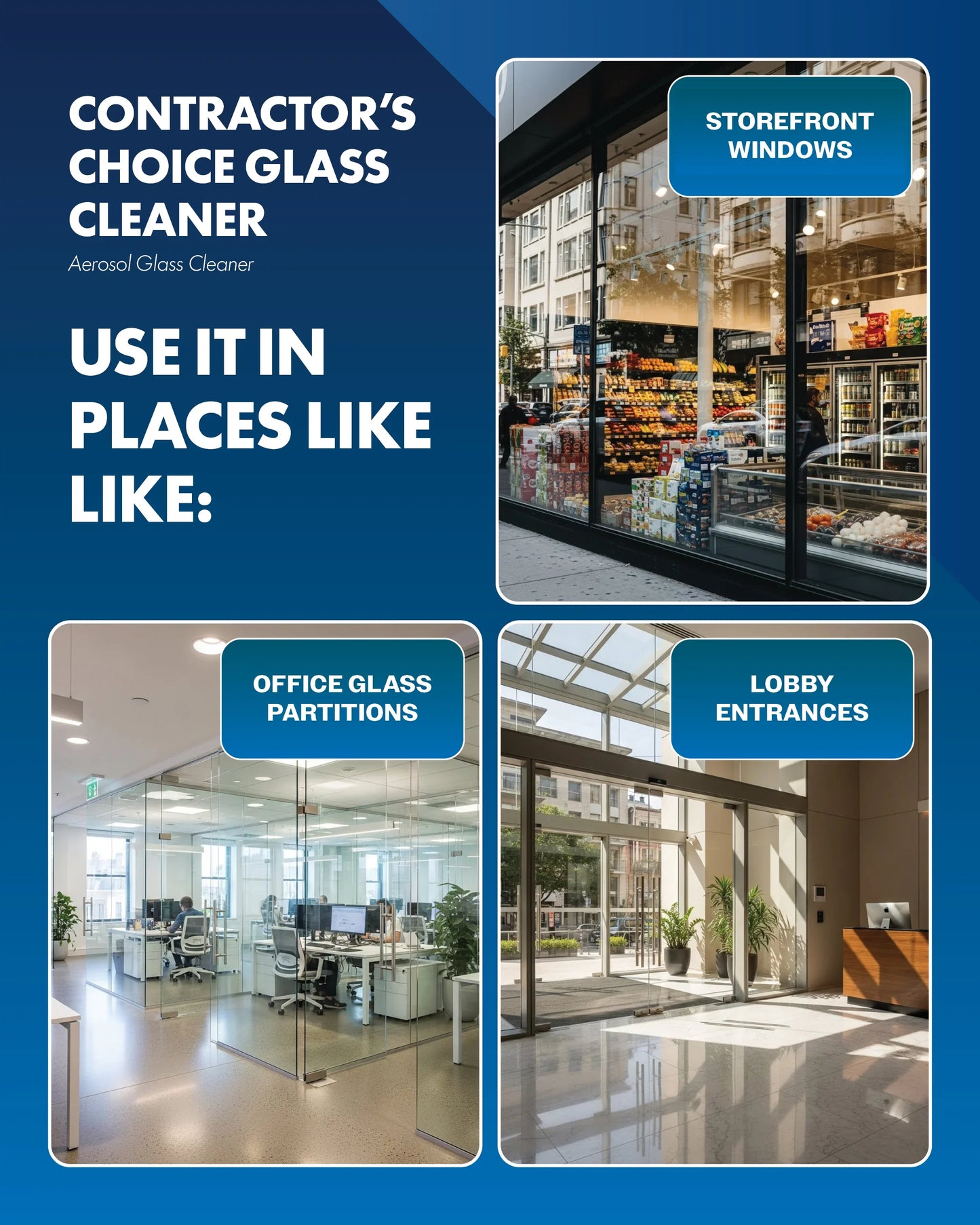 ULTIMATE GLASS CLEANER - AEROSOL Corporate Facility Supply