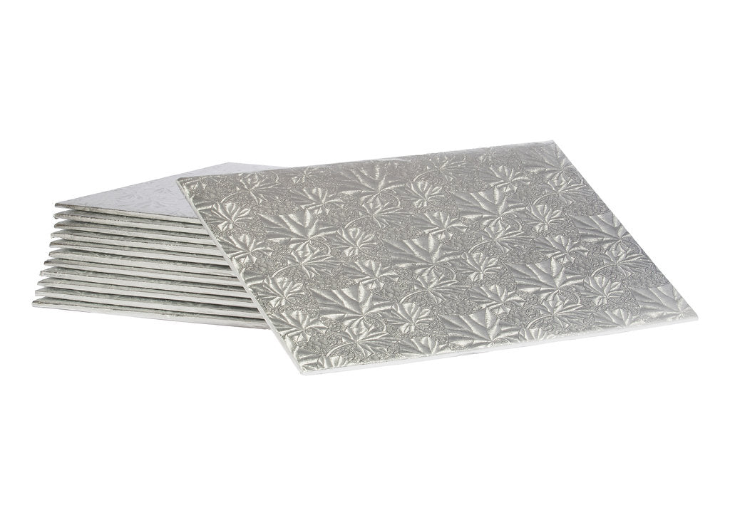 CAKE BOARD FULL SLAB X 1/4, SILVER (12/CS) Corporate Facility Supply