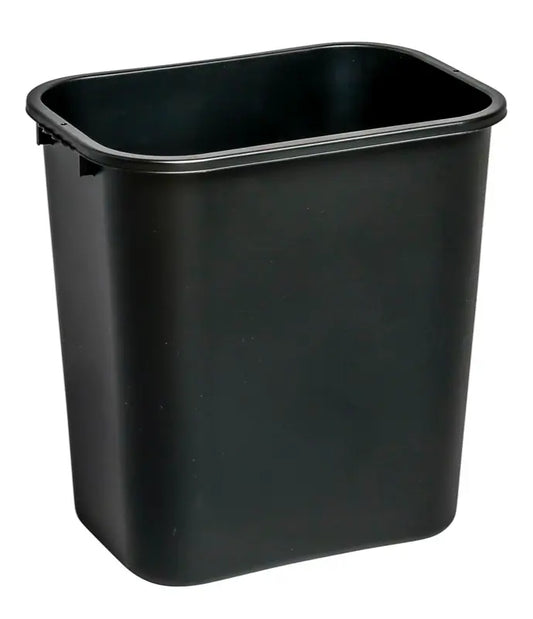 WASTE BASKET - BLACK 28QT
