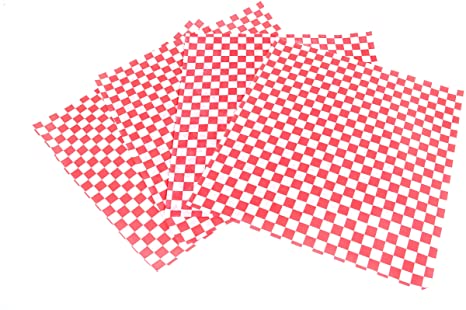 12 X 12 BASKET LINER RED/WHITE 2000/cs 135118