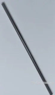 6" PAPER STRAW, BLACK (4500/CS) Corporate Facility Supply