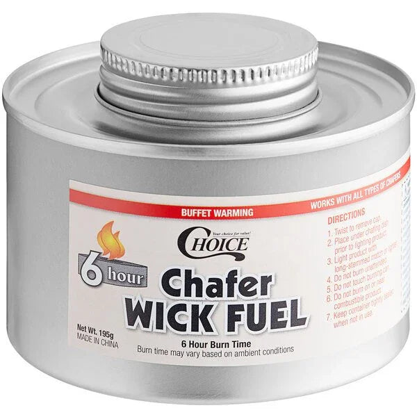 SAFE HEAT 4-6 HOUR WICK  24/CS  MHSF-6 CHAFFING Corporate Facility Supply
