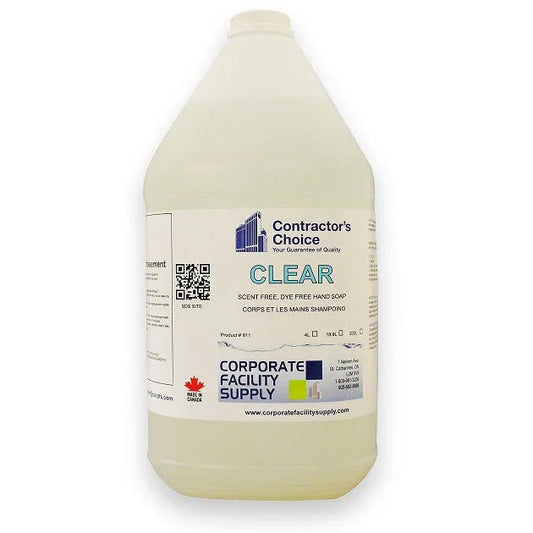 CLEAR HAND & BODY SOAP - 4L Corporate Facility Supply