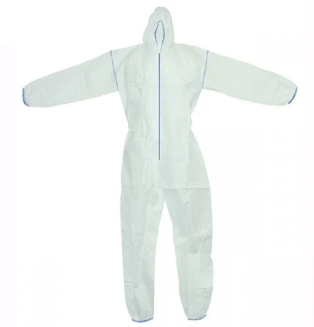 Polypropylene Coverall with Hood - large Corporate Facility Supply