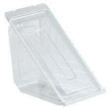 SW400 - SANDWICH WEDGE CONTAINER HINGED (200/CS)