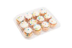 SLP34 - 12 MINI MUFFIN CLAMSHELL (250/CS) Corporate Facility Supply