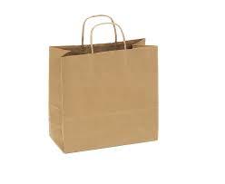 14 X 9 X 16.5, SHOPPING BAG, KRAFT (200/CS) Corporate Facility Supply