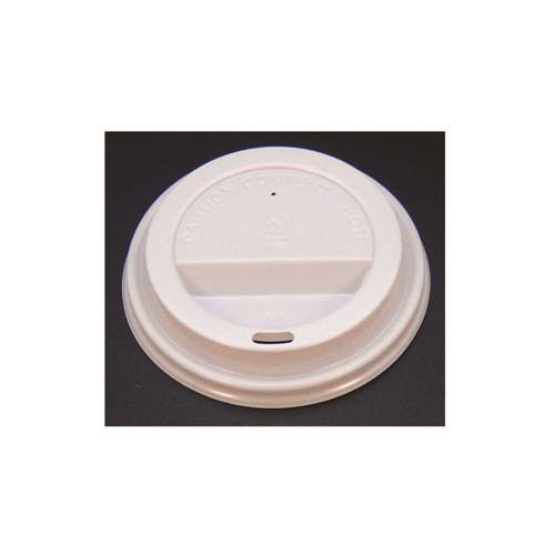 PRONTO COFFEE LID DOME WHITE 10-24OZ (1000/CS)