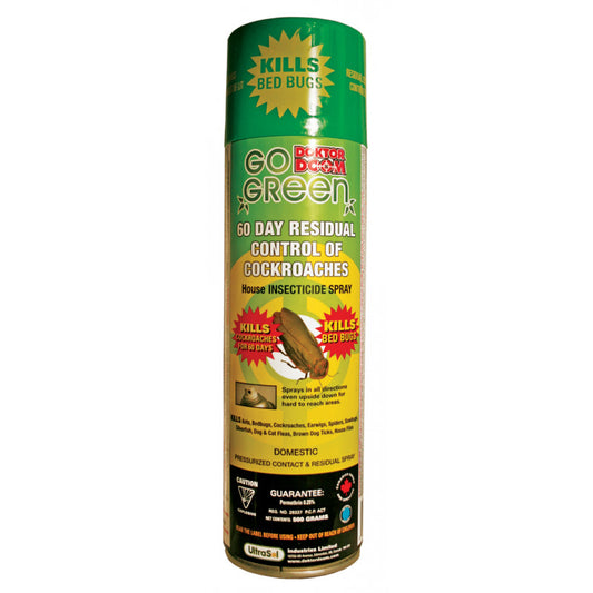 DOKTOR DOOM COCKROACH/BED BUG KILLER RESIDUAL SPRAY, EACH