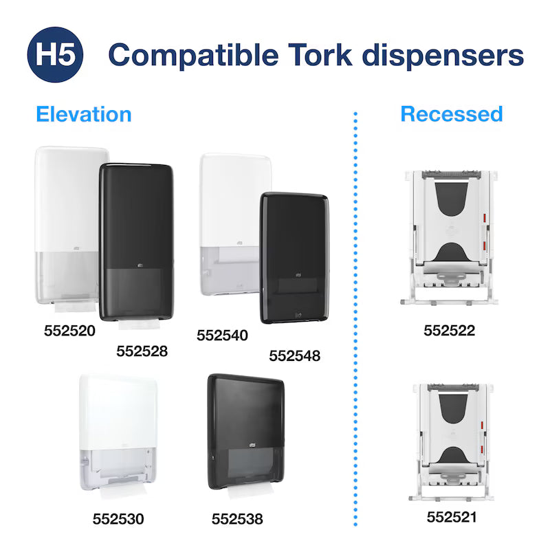 TORK PEAKSERVE ESSUIE-MAINS À DÉVIDEMENT CENTRAL (12 X 410) - H5
