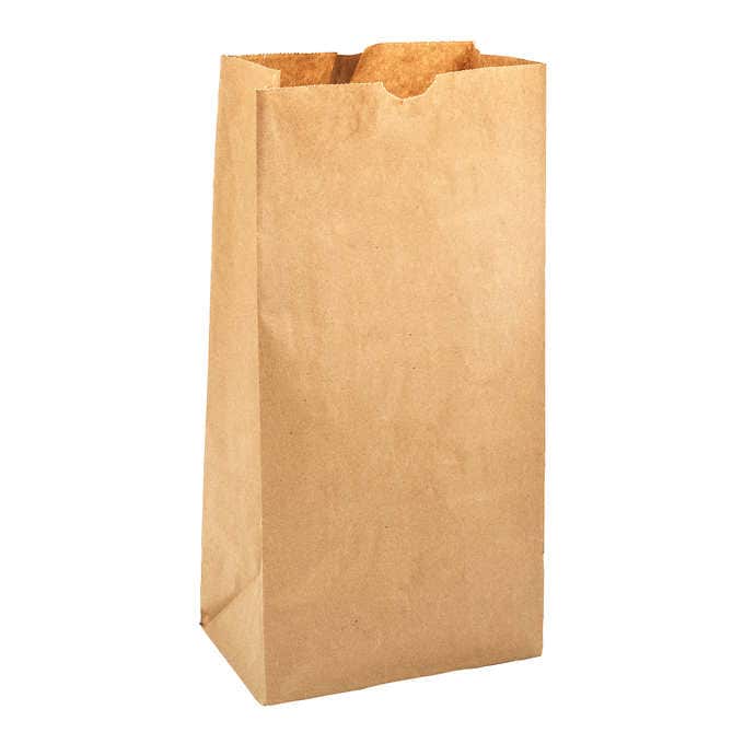 3LB PAPER BAG, KRAFT (500/BDL) Corporate Facility Supply