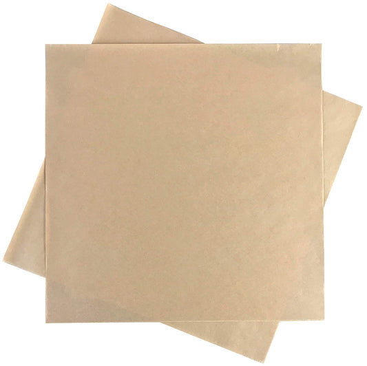 12 X 12 KRAFT SHEETS, GREASEPROOF (1000/CS)