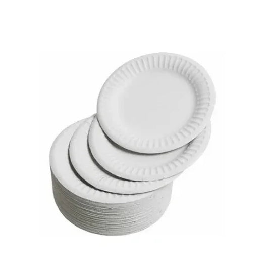 6" PAPER PLATE, UNCOATED (1000/CS) Corporate Facility Supply