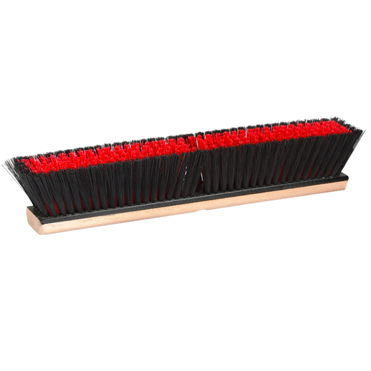 24" SYNTHETIC COMBO BROOM HEAD