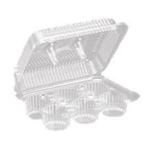 SLP46 - 6 MUFFIN/CUPCAKE CONTAINER (300/CS) 073950 Corporate Facility Supply