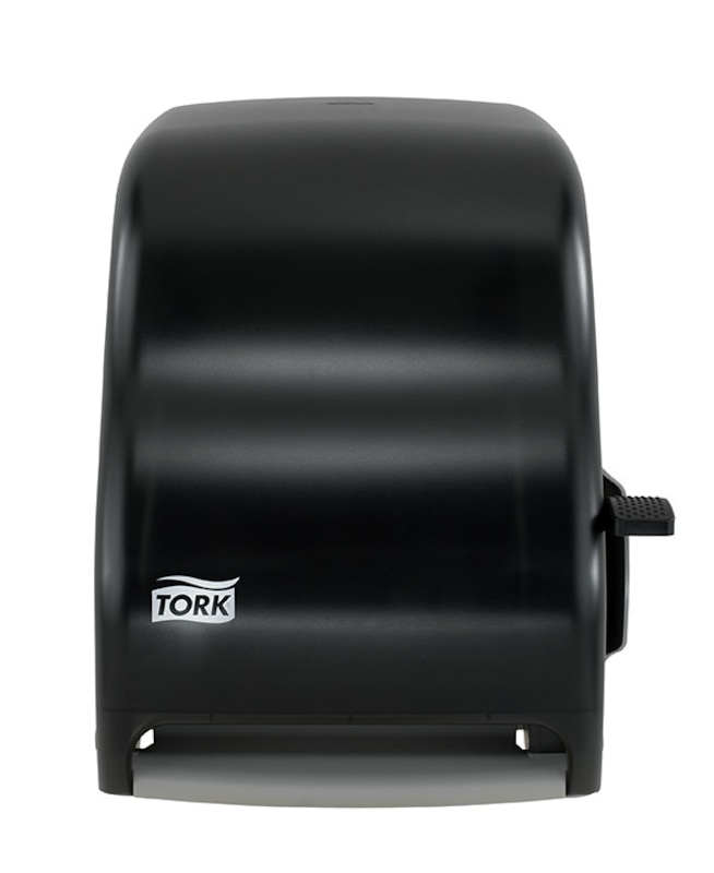 TORK HAND TOWEL DISPENSER, LEVER - SMOKE Corporate Facility Supply