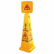 3' BILINGUAL WET FLOOR CONE