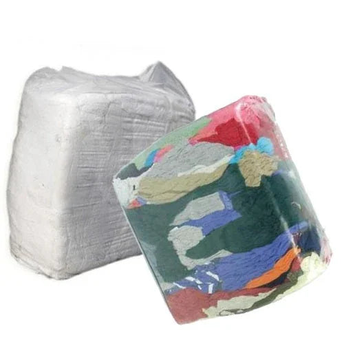 25# BUNDLE - COLOURED RAGS - Mixed Colours Corporate Facility Supply