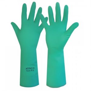 RONCO SOL-FIT Nitrile, flocked lined Gloves