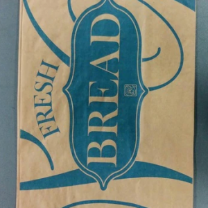 BREAD BAG PAPER 9 X 6 X 16  (1000/CS) BLUE PRINT