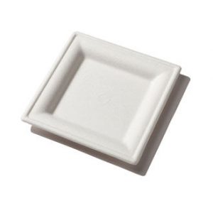 COMPOSTABLE PLATE – SQUARE (500/CS)