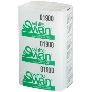 WHITE SWAN SINGLEFOLD TOWEL WHITE (4000/CS)