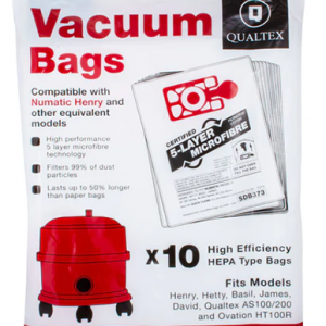 HENRY AM VAC BAGS – 10/PKG (SDB373)